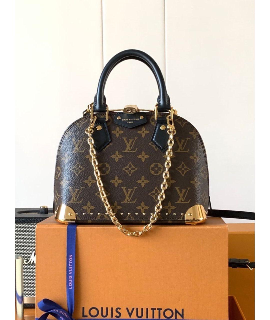 LOUIS VUITTON Коричневая сумка через плечо, фото 7