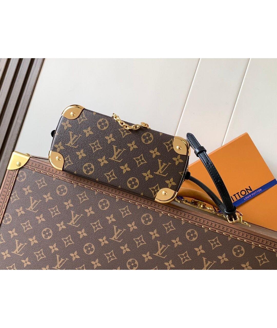 LOUIS VUITTON Коричневая сумка через плечо, фото 3