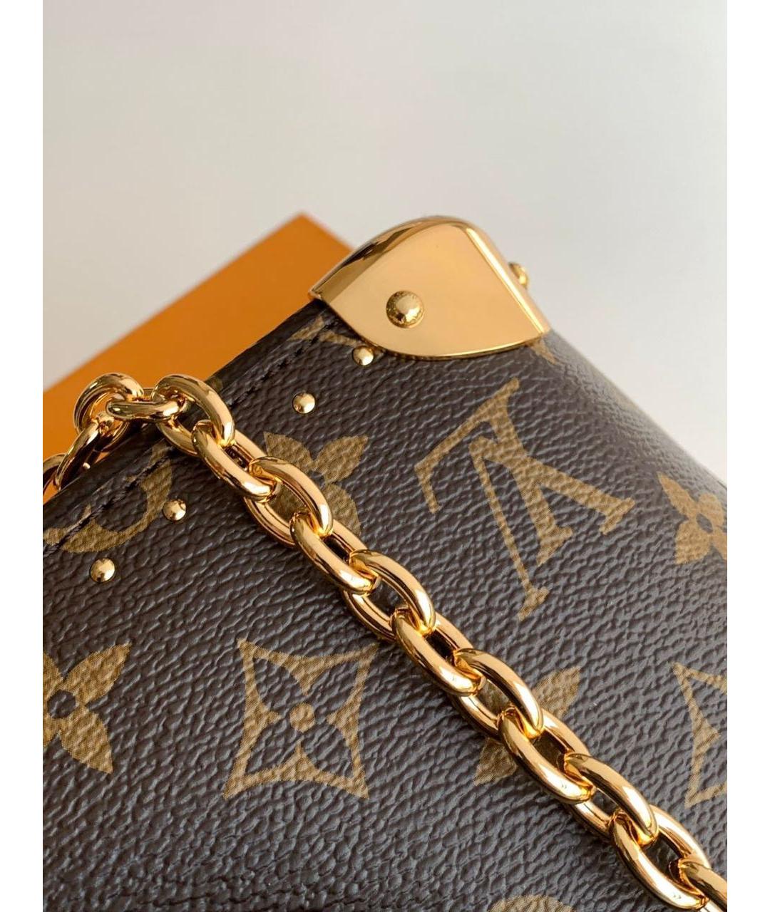 LOUIS VUITTON Коричневая сумка через плечо, фото 6