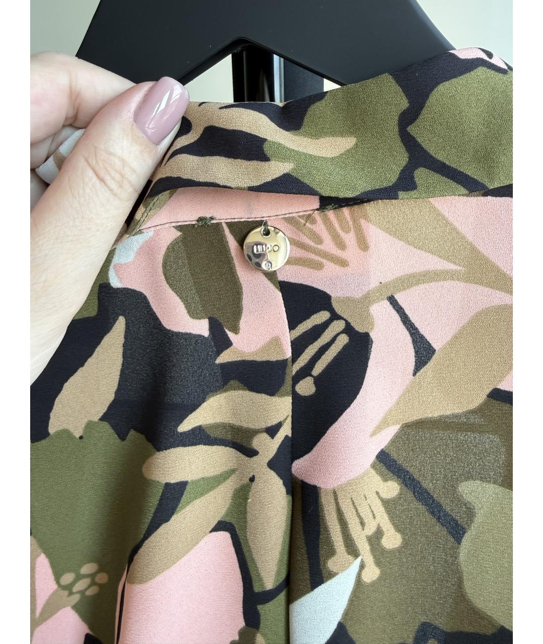 LIU JO Мульти полиэстеровое коктейльное платье, фото 8