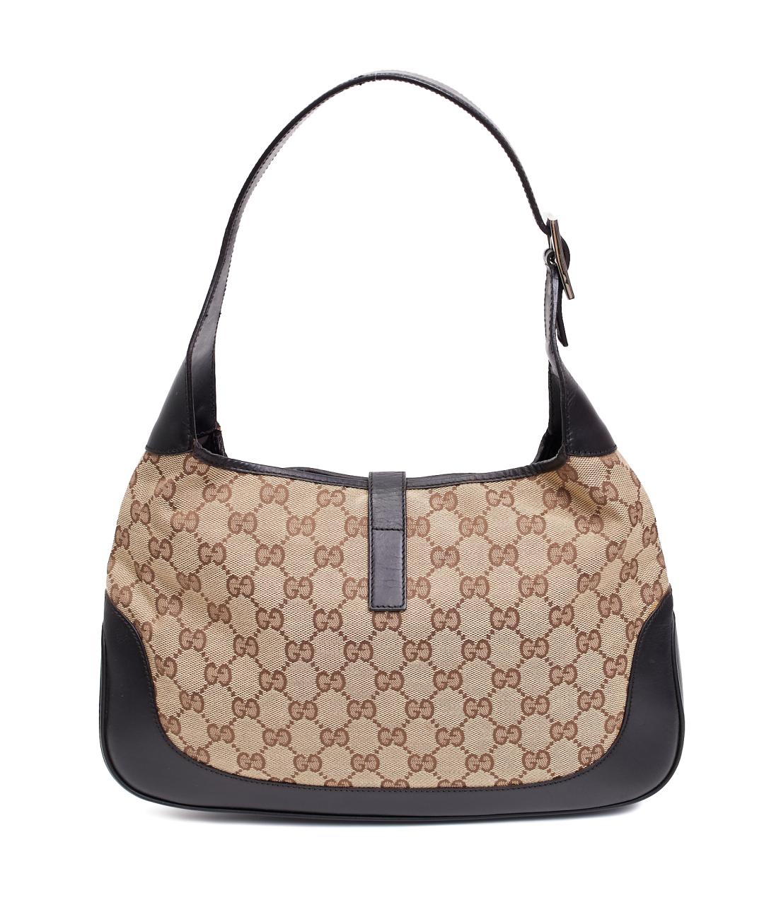 GUCCI Черная кожаная сумка с короткими ручками, фото 2