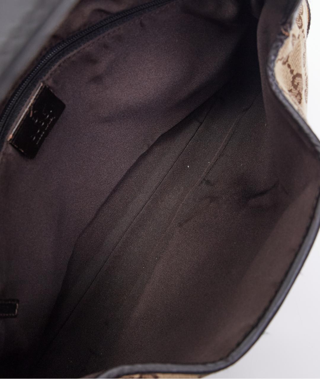 GUCCI Черная кожаная сумка с короткими ручками, фото 4