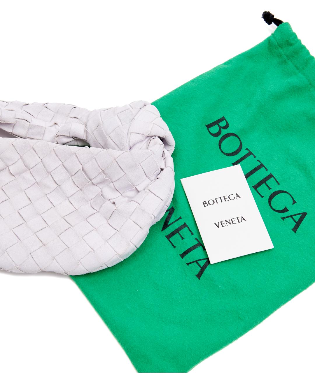 BOTTEGA VENETA Фиолетовая кожаная сумка с короткими ручками, фото 6