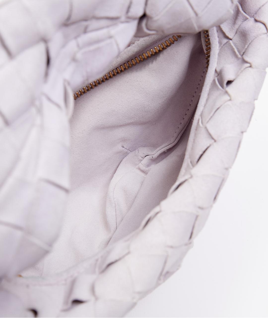 BOTTEGA VENETA Фиолетовая кожаная сумка с короткими ручками, фото 5