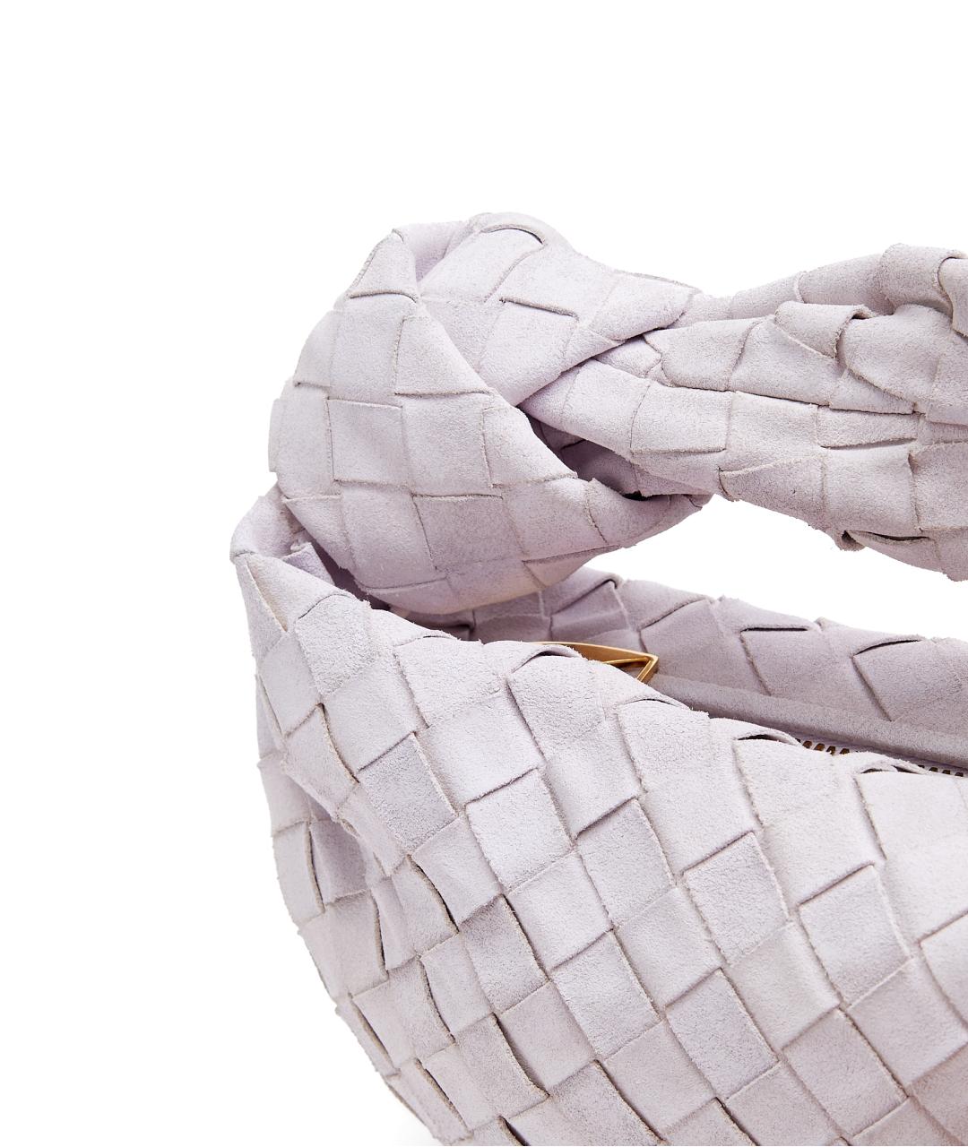 BOTTEGA VENETA Фиолетовая кожаная сумка с короткими ручками, фото 4