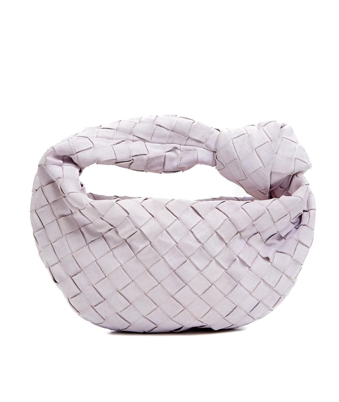 BOTTEGA VENETA Фиолетовая кожаная сумка с короткими ручками, фото 1