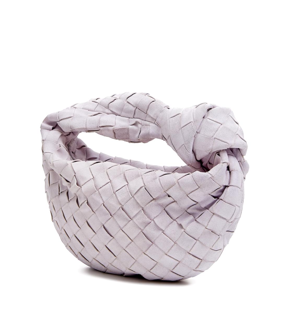 BOTTEGA VENETA Фиолетовая кожаная сумка с короткими ручками, фото 2