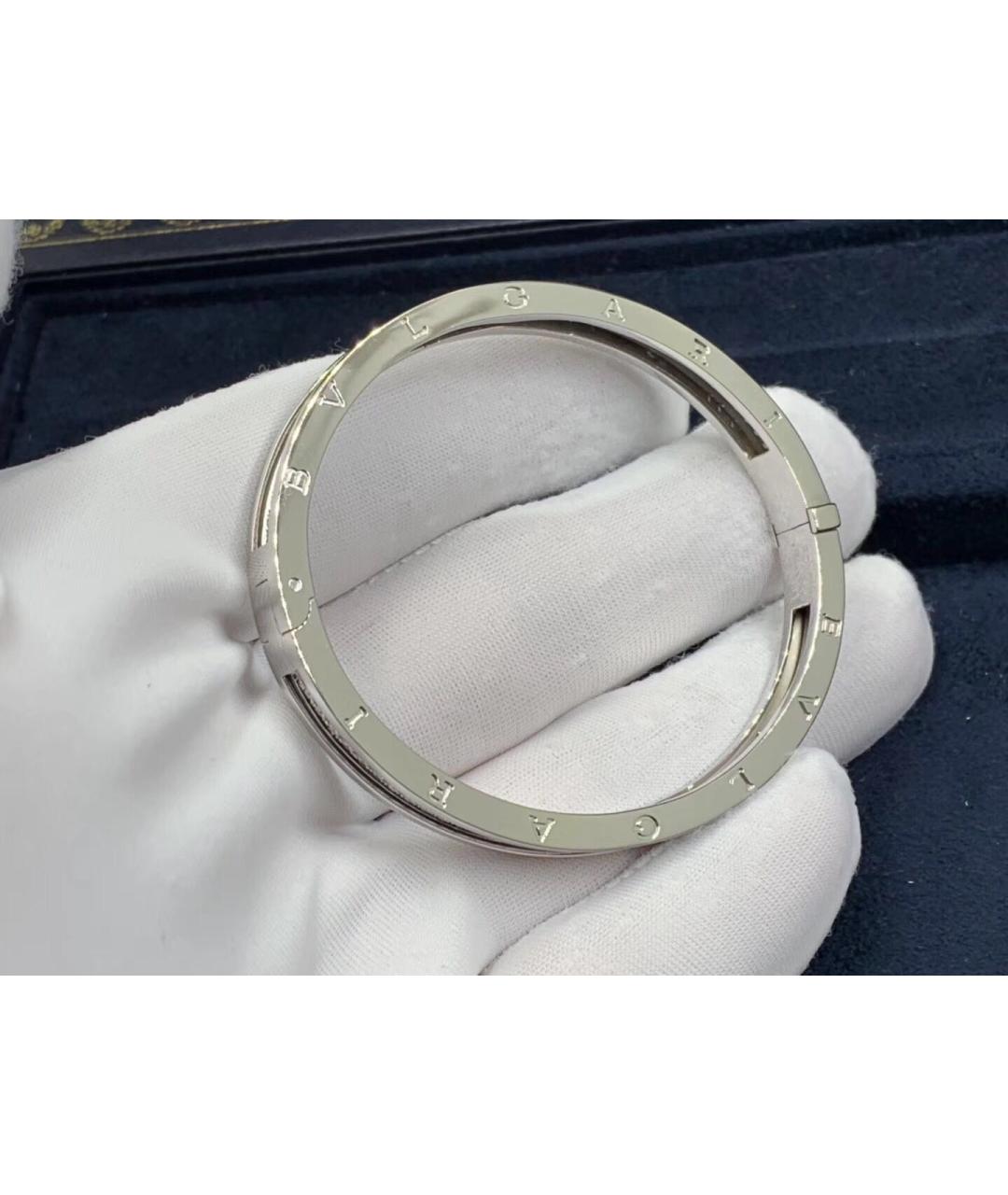 BVLGARI Серебрянный браслет из белого золота, фото 4