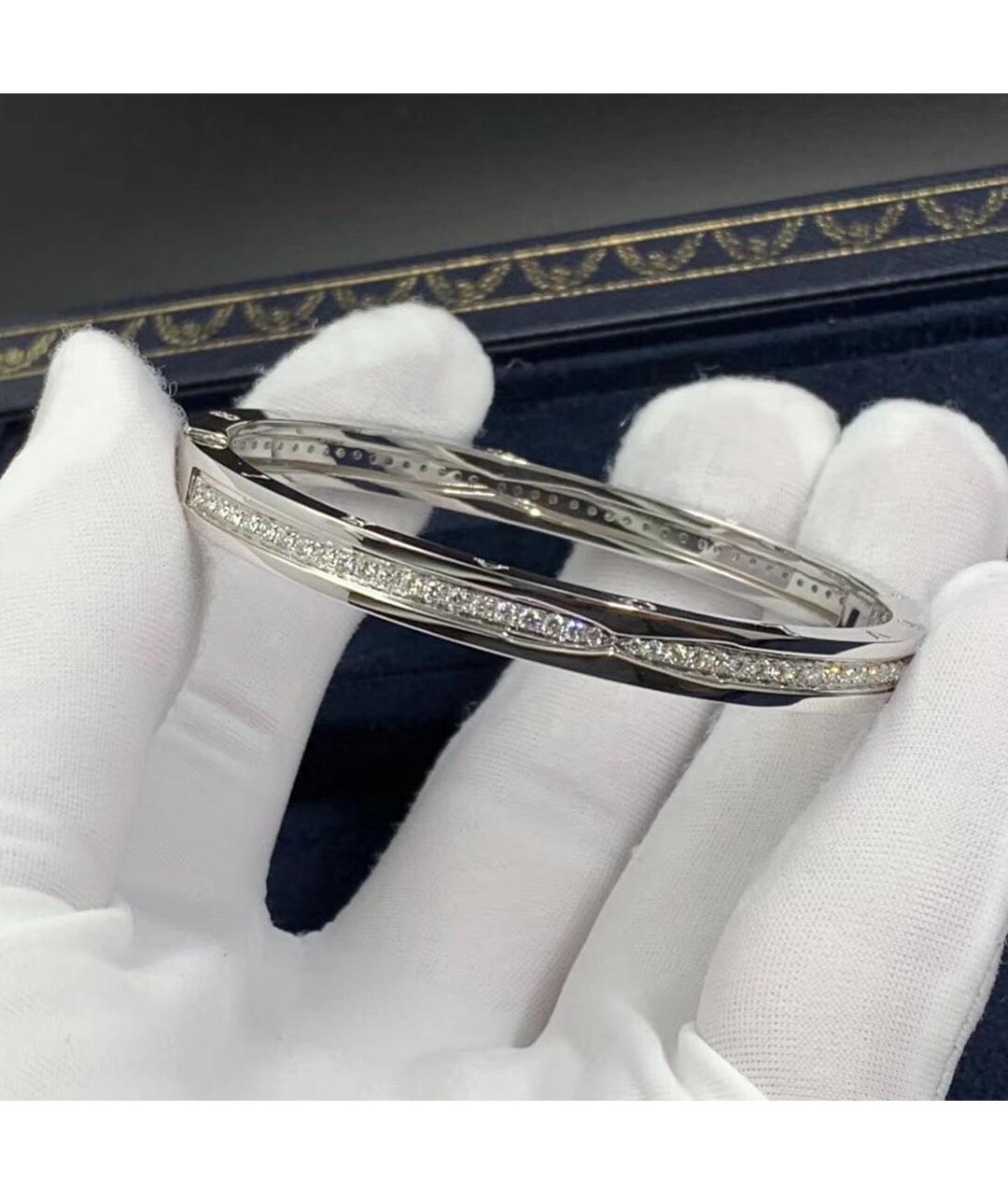 BVLGARI Серебрянный браслет из белого золота, фото 3