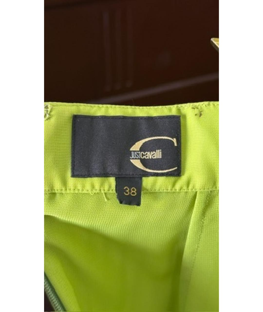 JUST CAVALLI Зеленые вечернее платье, фото 5