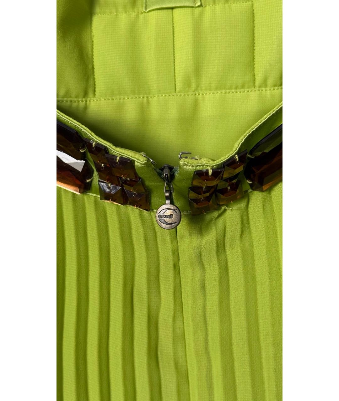 JUST CAVALLI Зеленые вечернее платье, фото 3