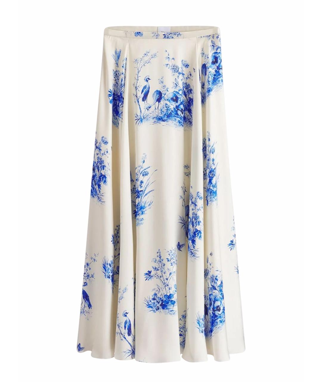 CHRISTIAN DIOR Голубая юбка миди, фото 1