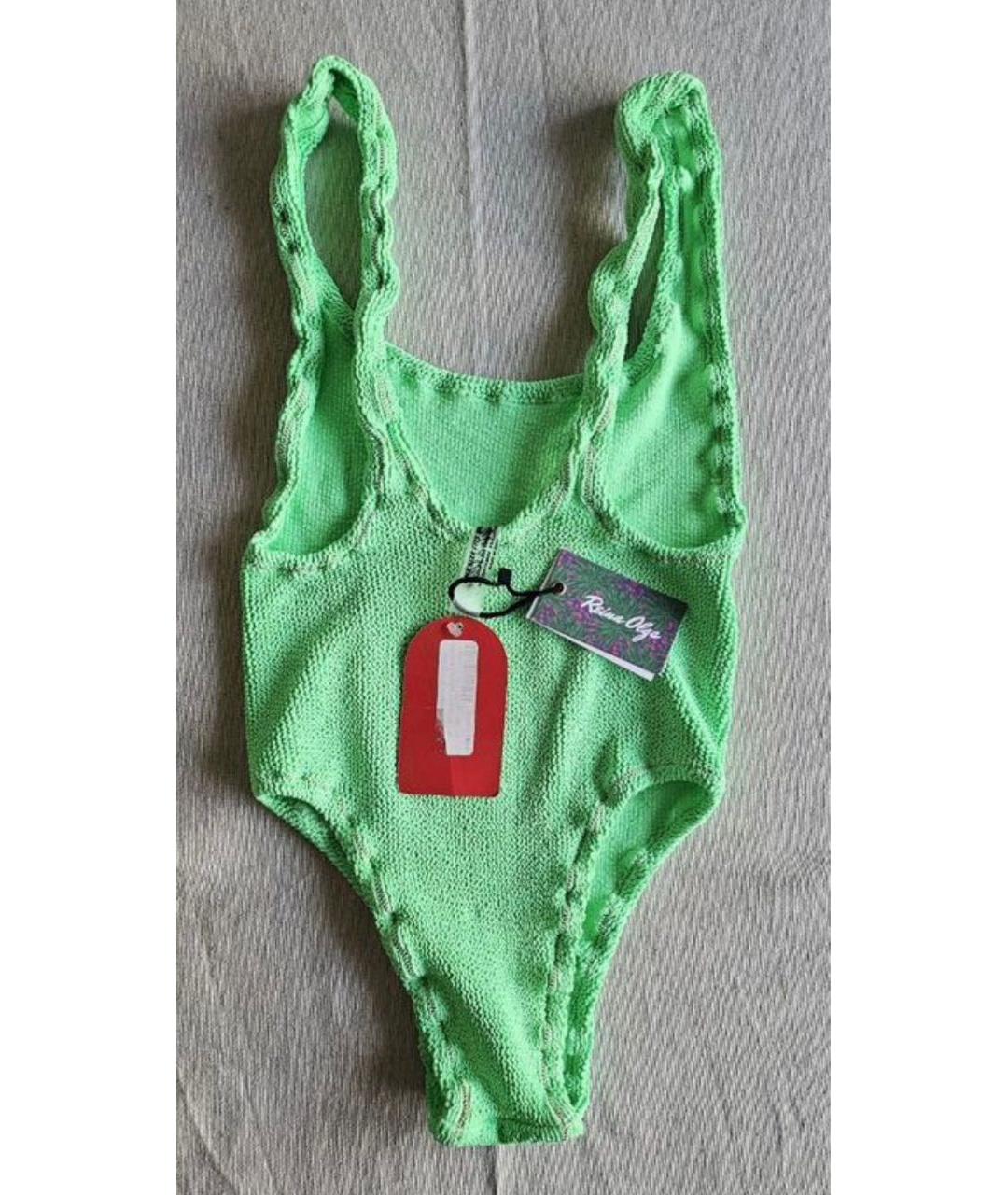 REINA OLGA Салатовый синтетический купальник, фото 3