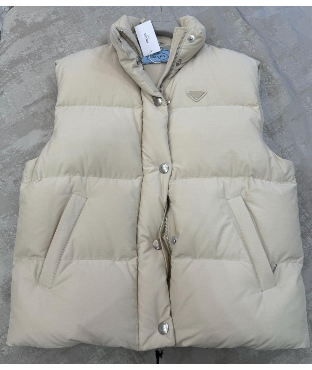 PRADA Бежевый жилет, фото 8