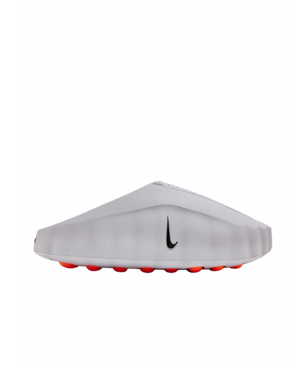 NIKE Серые синтетические шлепанцы, фото 1