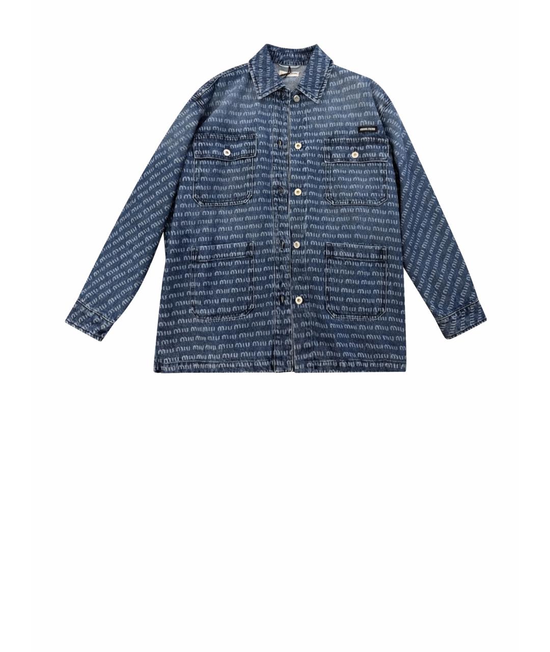 MIU MIU Деним рубашка, фото 1