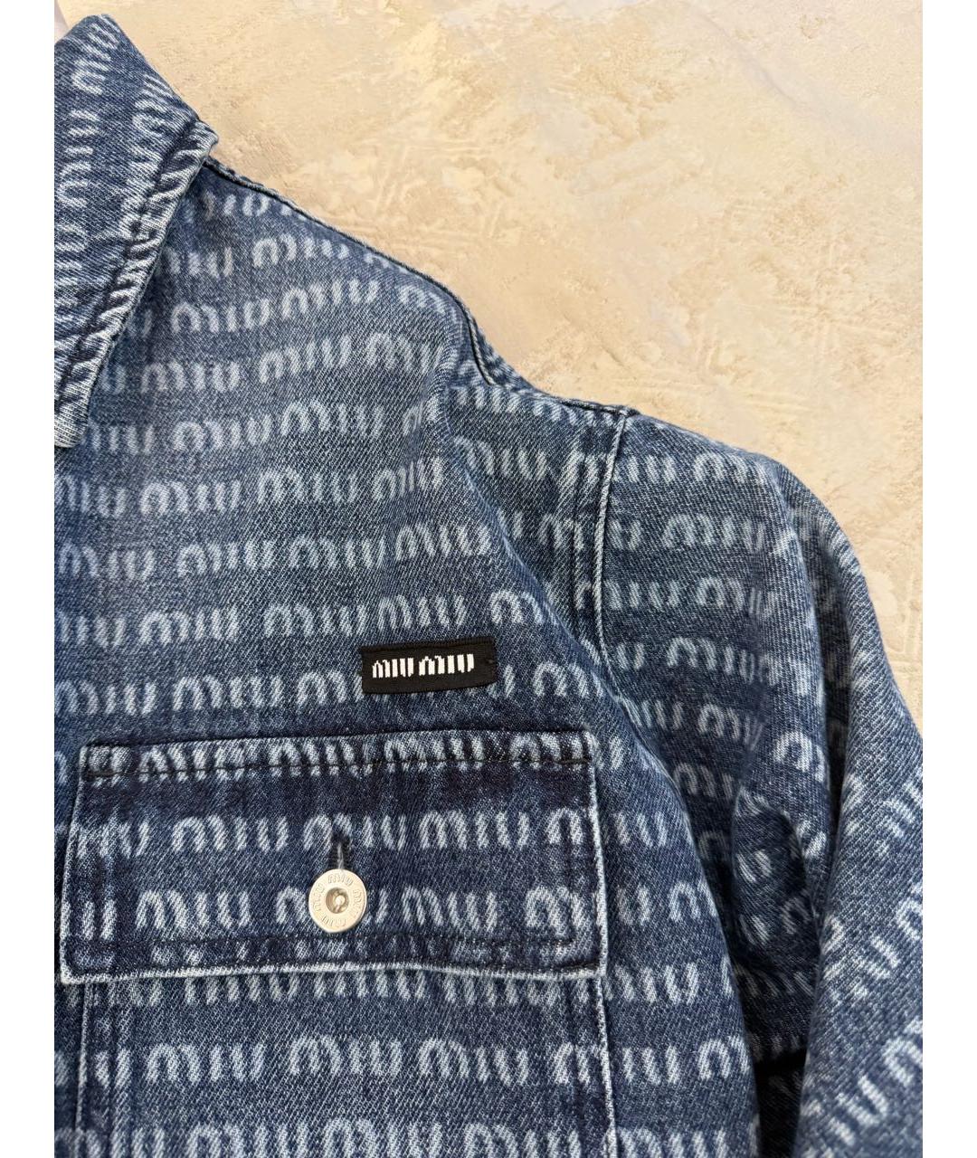 MIU MIU Деним рубашка, фото 2