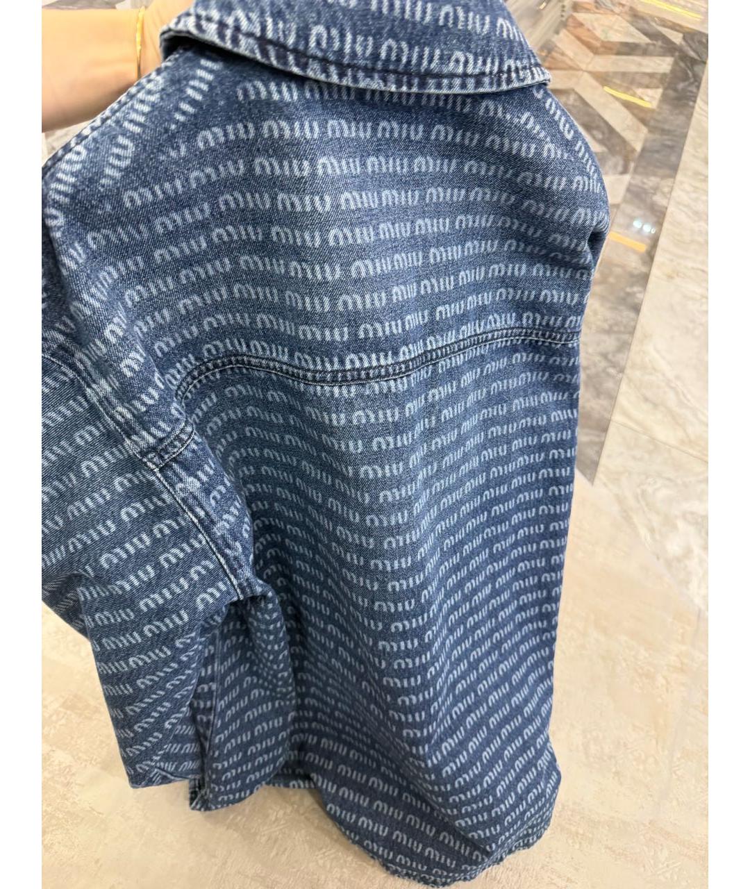 MIU MIU Деним рубашка, фото 8