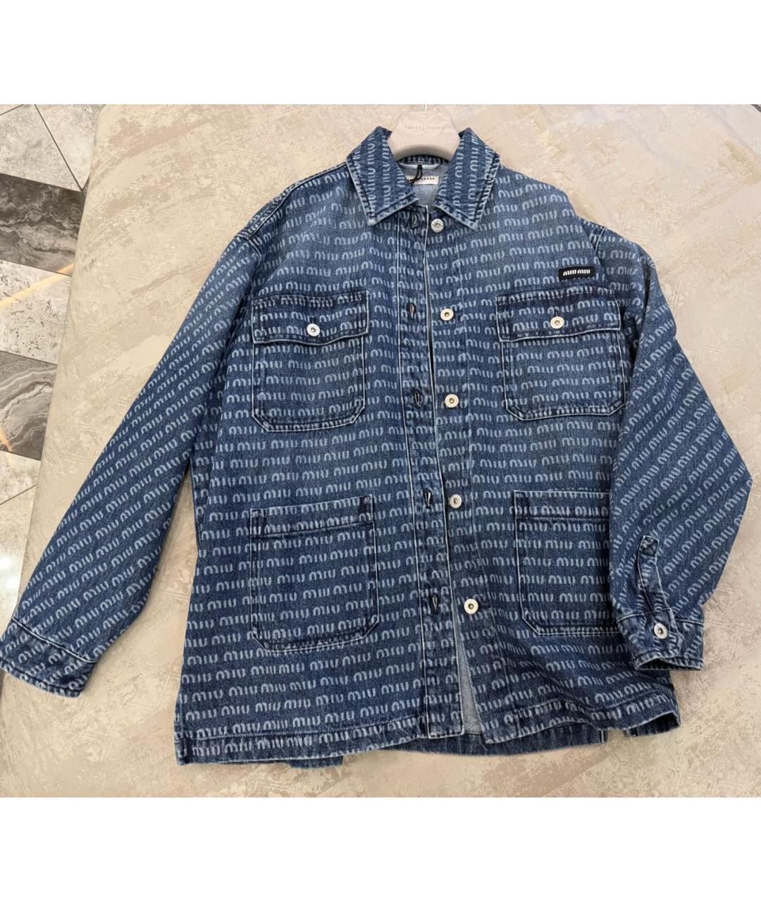 MIU MIU Деним рубашка, фото 9