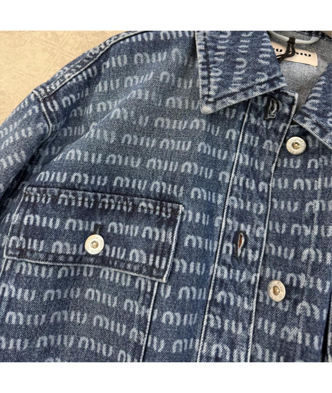 MIU MIU Деним рубашка, фото 3
