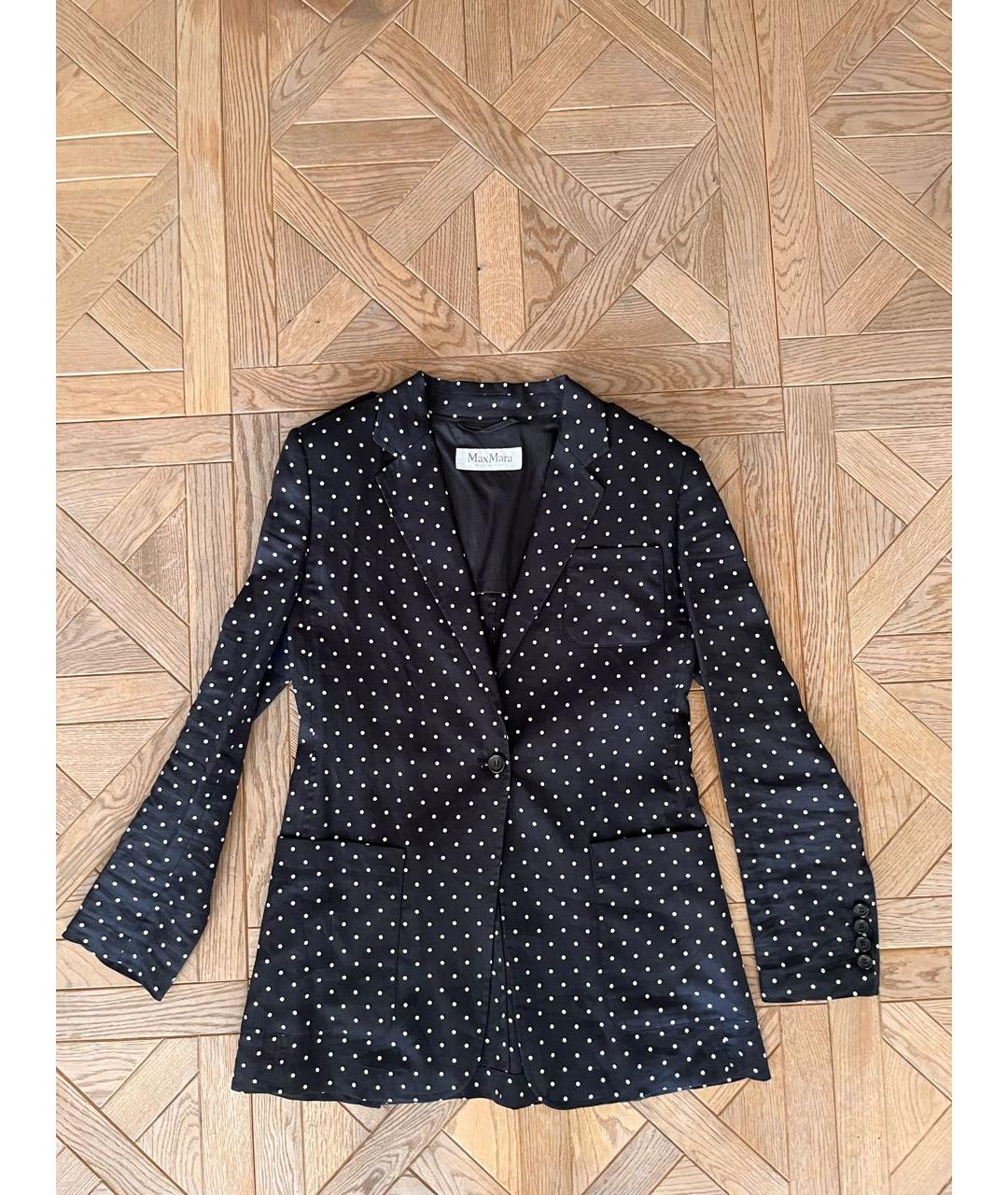 MAX MARA Черный жакет/пиджак, фото 4