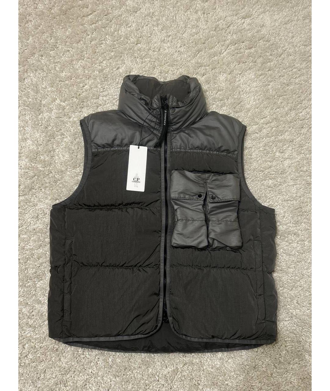 CP COMPANY Хаки полиамидовый жилет, фото 7