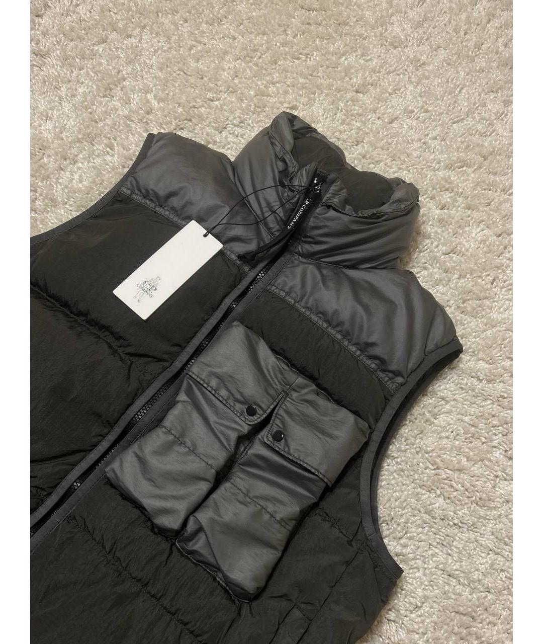 CP COMPANY Хаки полиамидовый жилет, фото 3