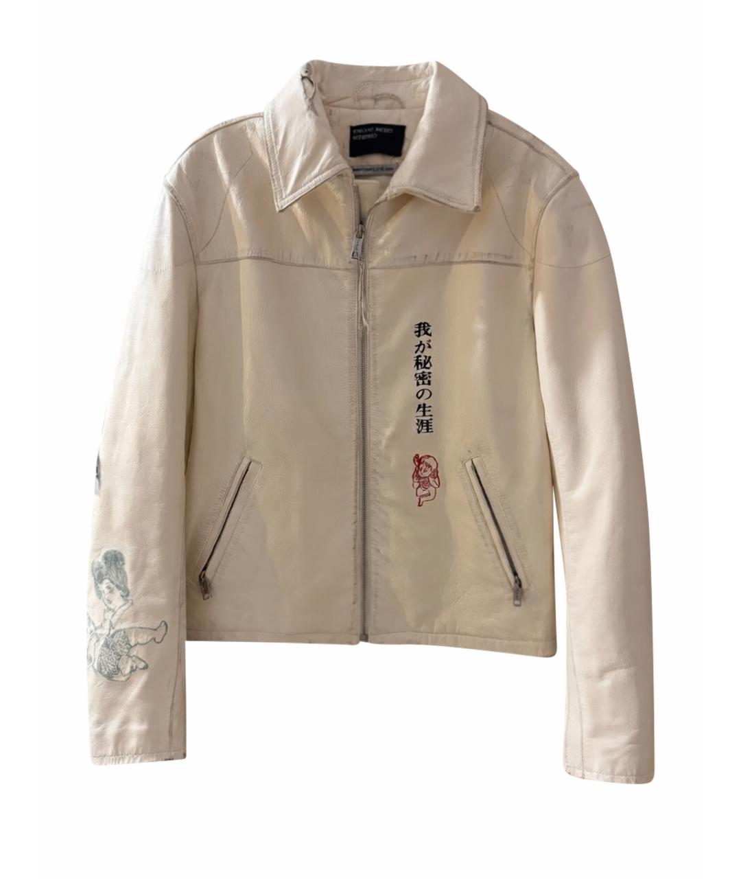 Enfants Riches Déprimés Белая кожаная куртка, фото 1