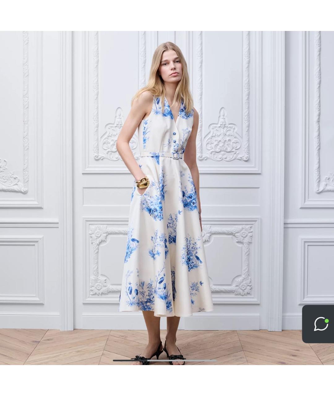 CHRISTIAN DIOR Голубое платье, фото 3