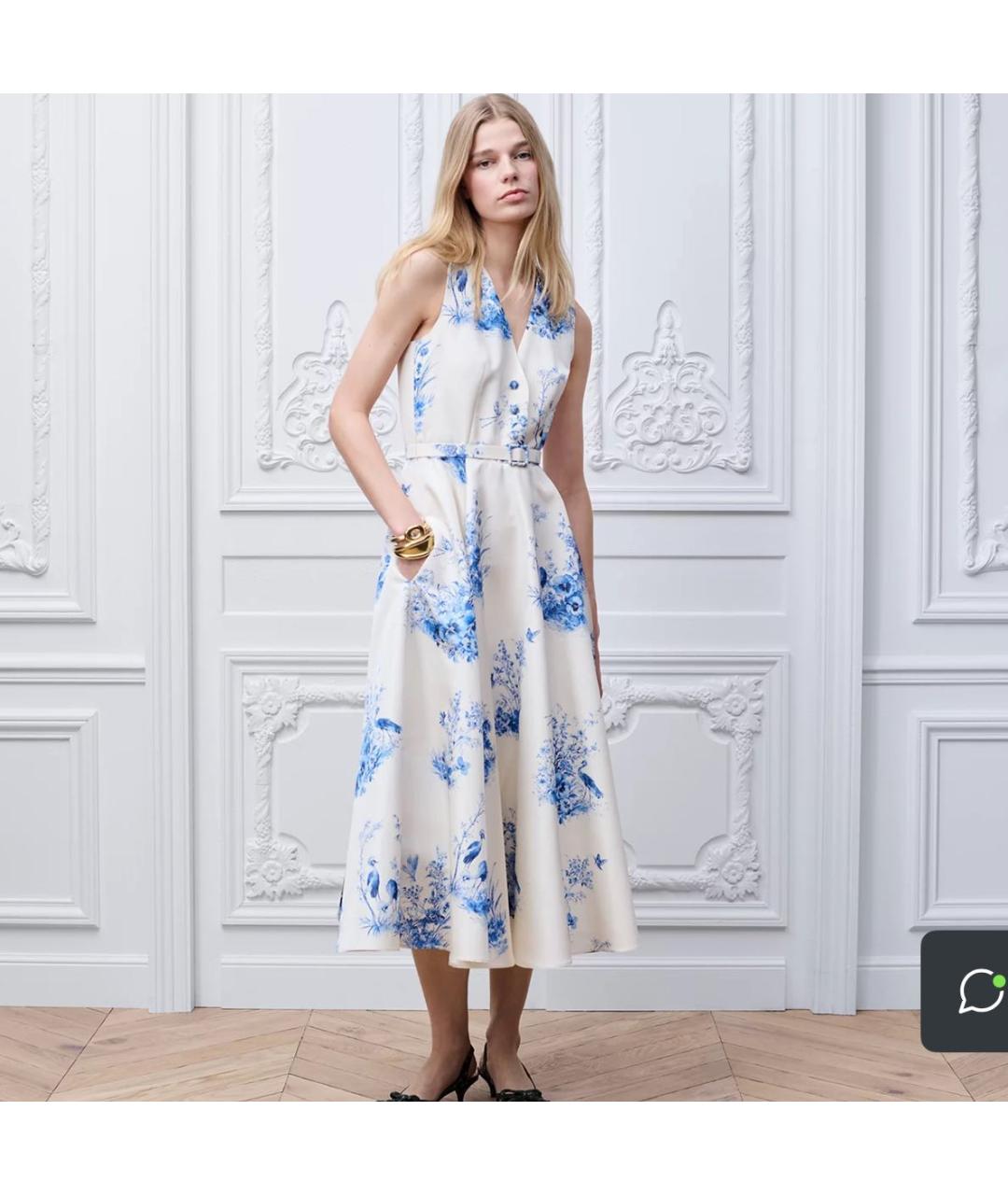 CHRISTIAN DIOR Голубое платье, фото 4