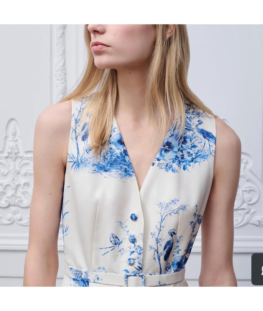 CHRISTIAN DIOR Голубое платье, фото 2