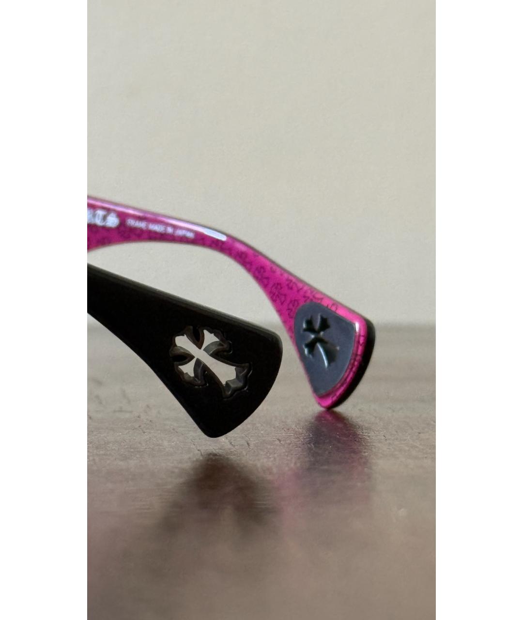 CHROME HEARTS Черные пластиковые солнцезащитные очки, фото 2