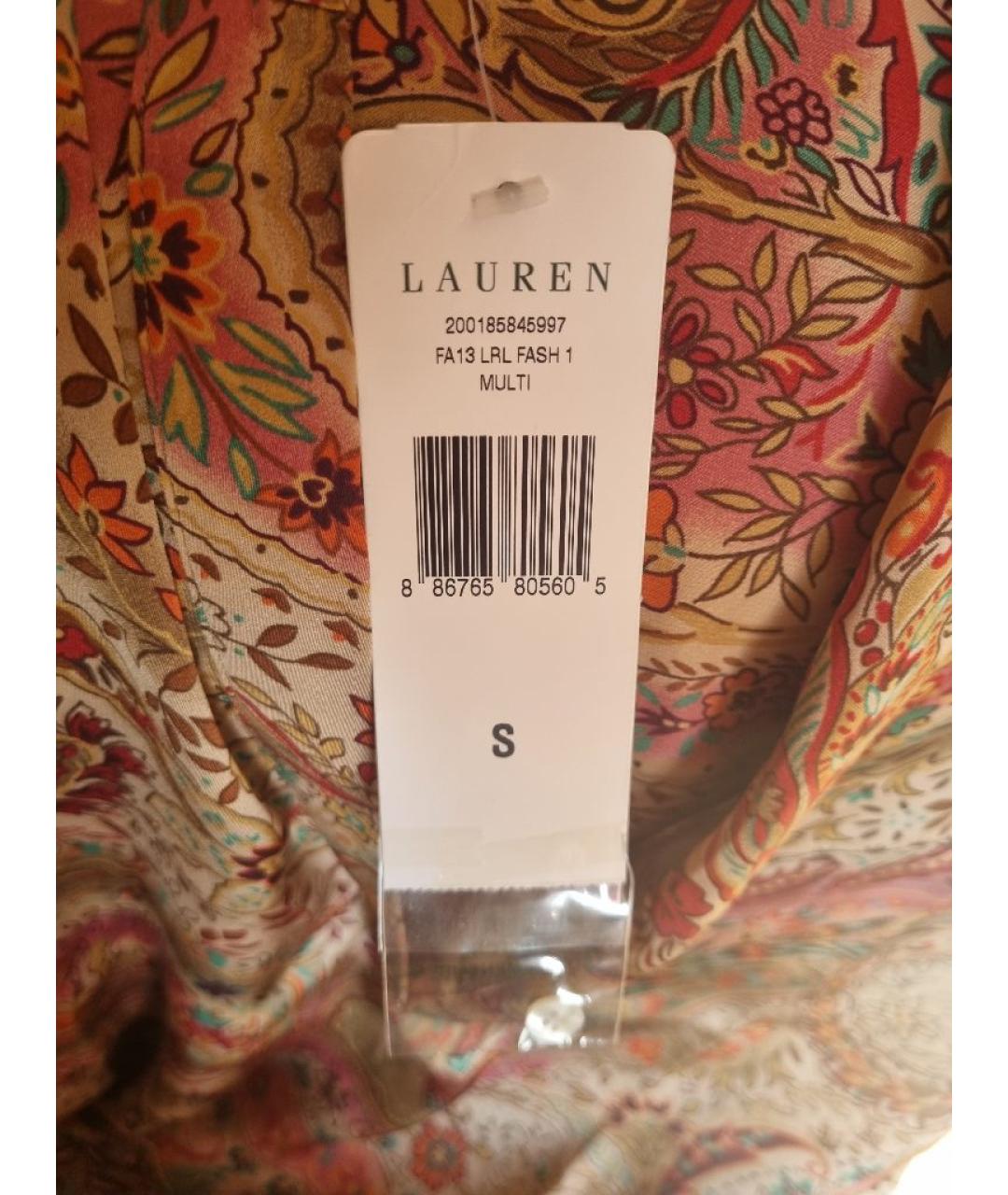 RALPH LAUREN Мульти полиэстеровая блузы, фото 5