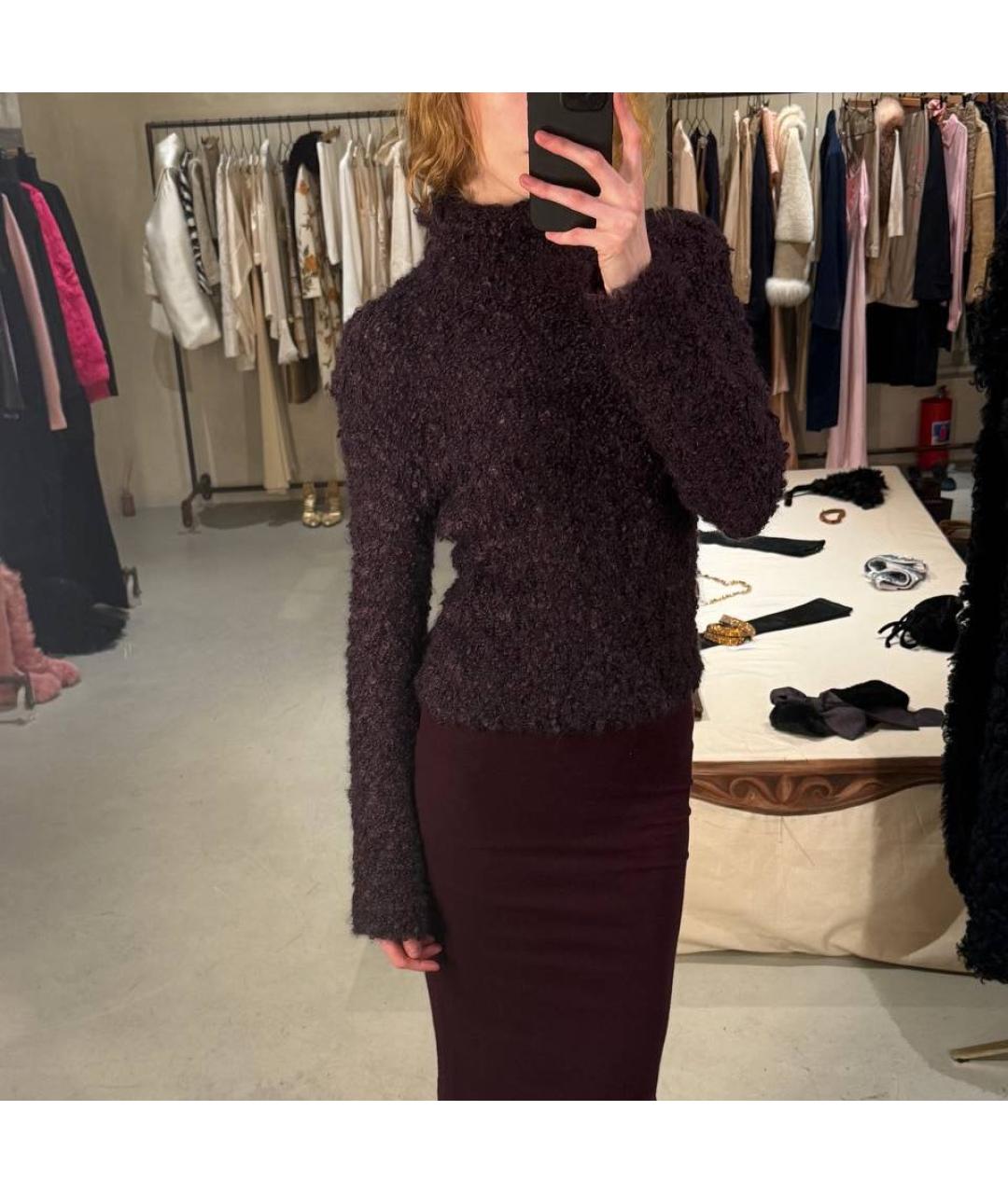 GIVENCHY Фиолетовый шерстяной джемпер / свитер, фото 4