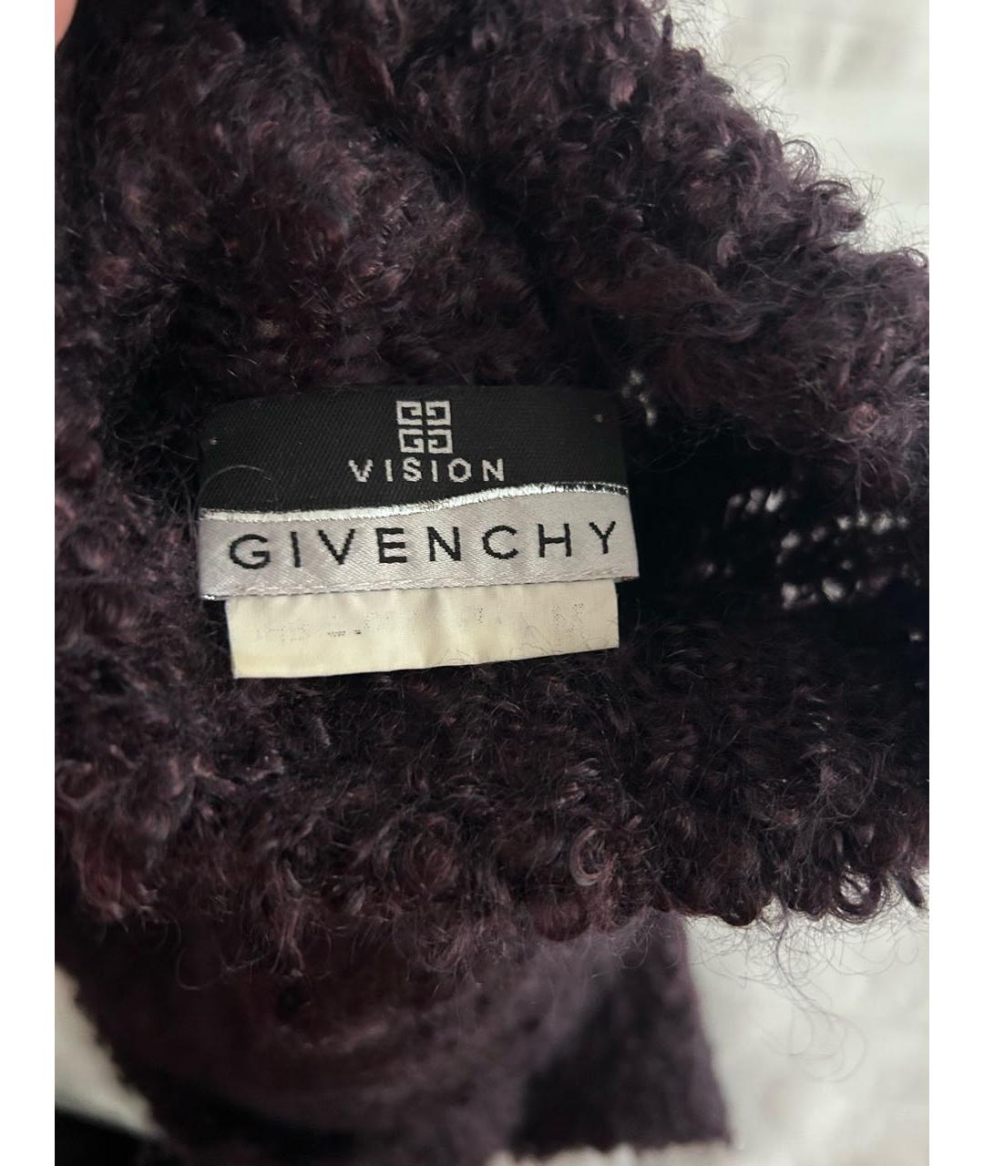 GIVENCHY Фиолетовый шерстяной джемпер / свитер, фото 2