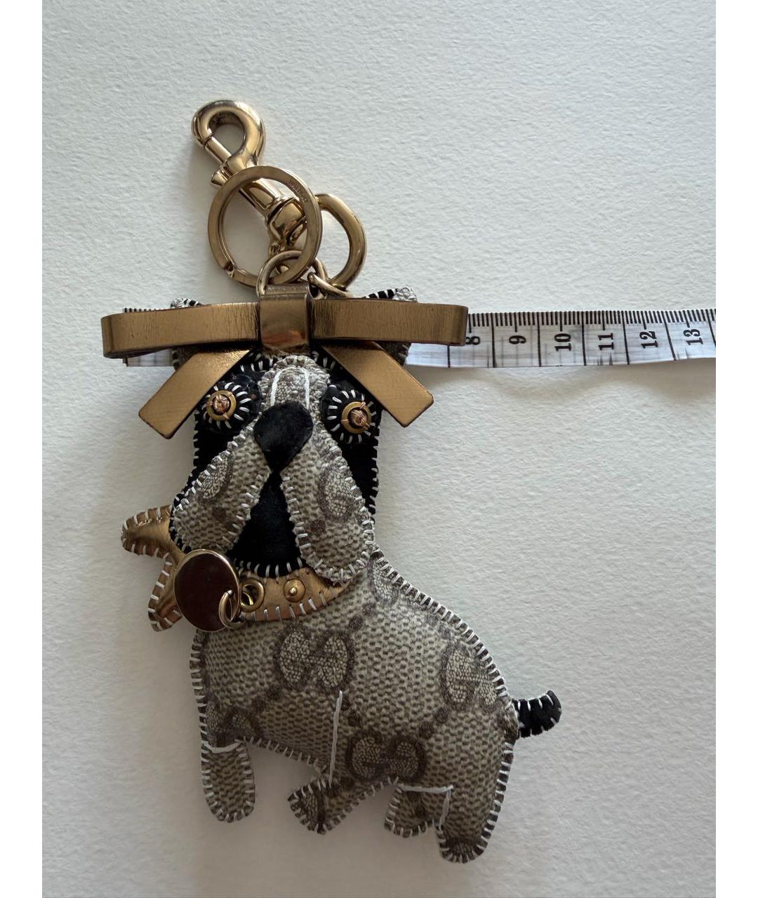 GUCCI Бежевый брелок, фото 6