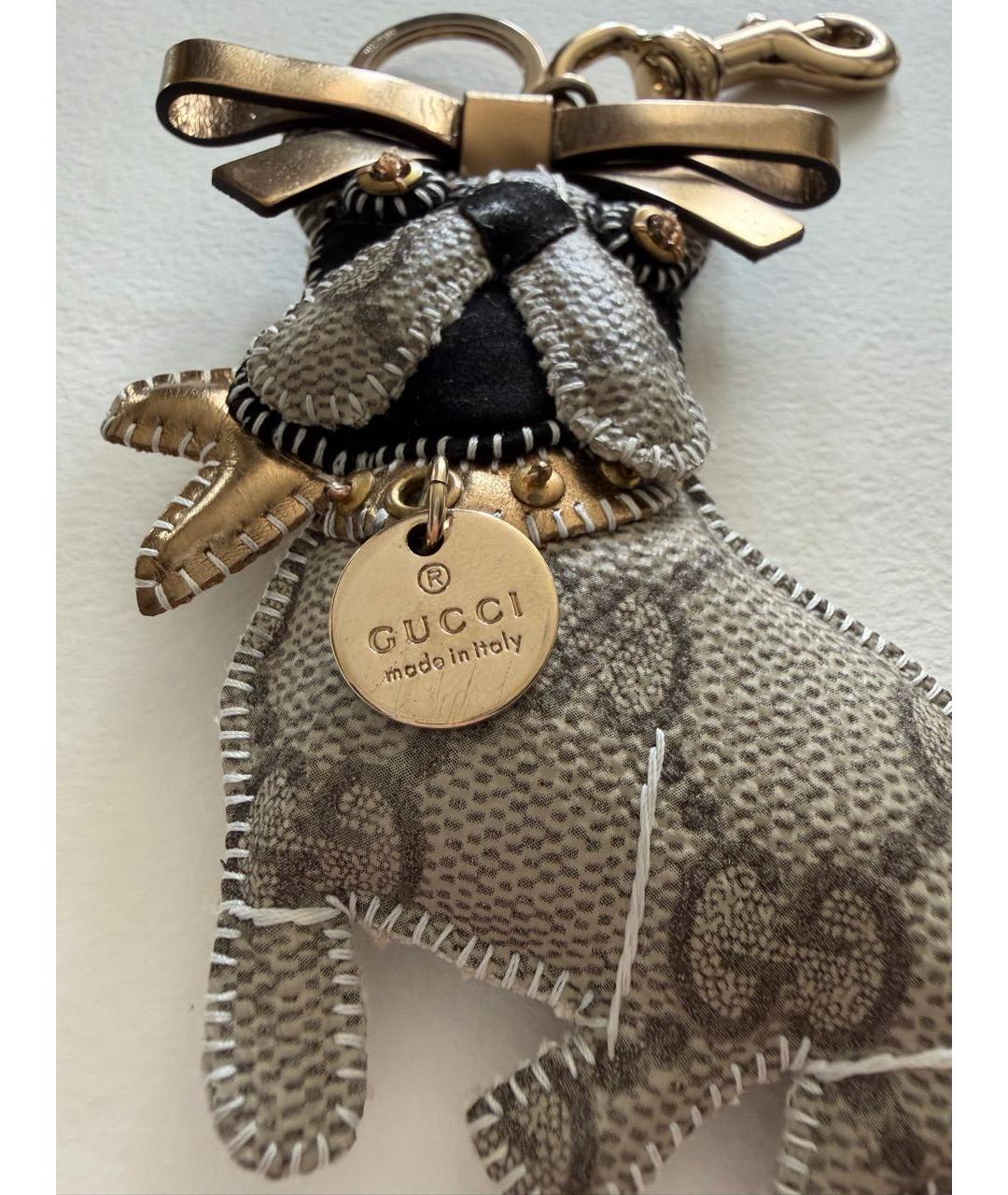 GUCCI Бежевый брелок, фото 3