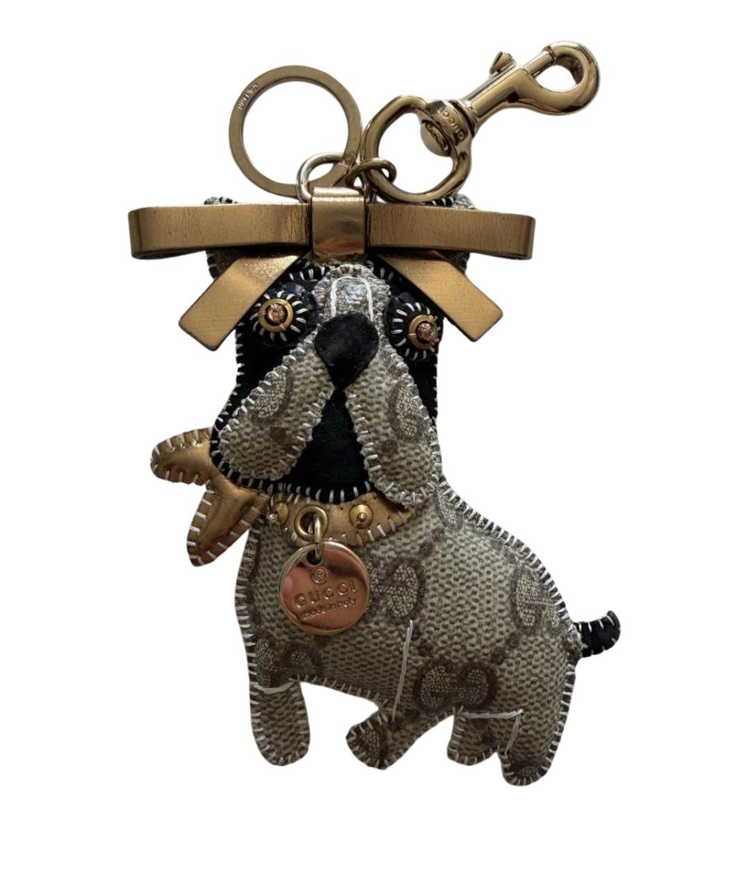 GUCCI Бежевый брелок, фото 1