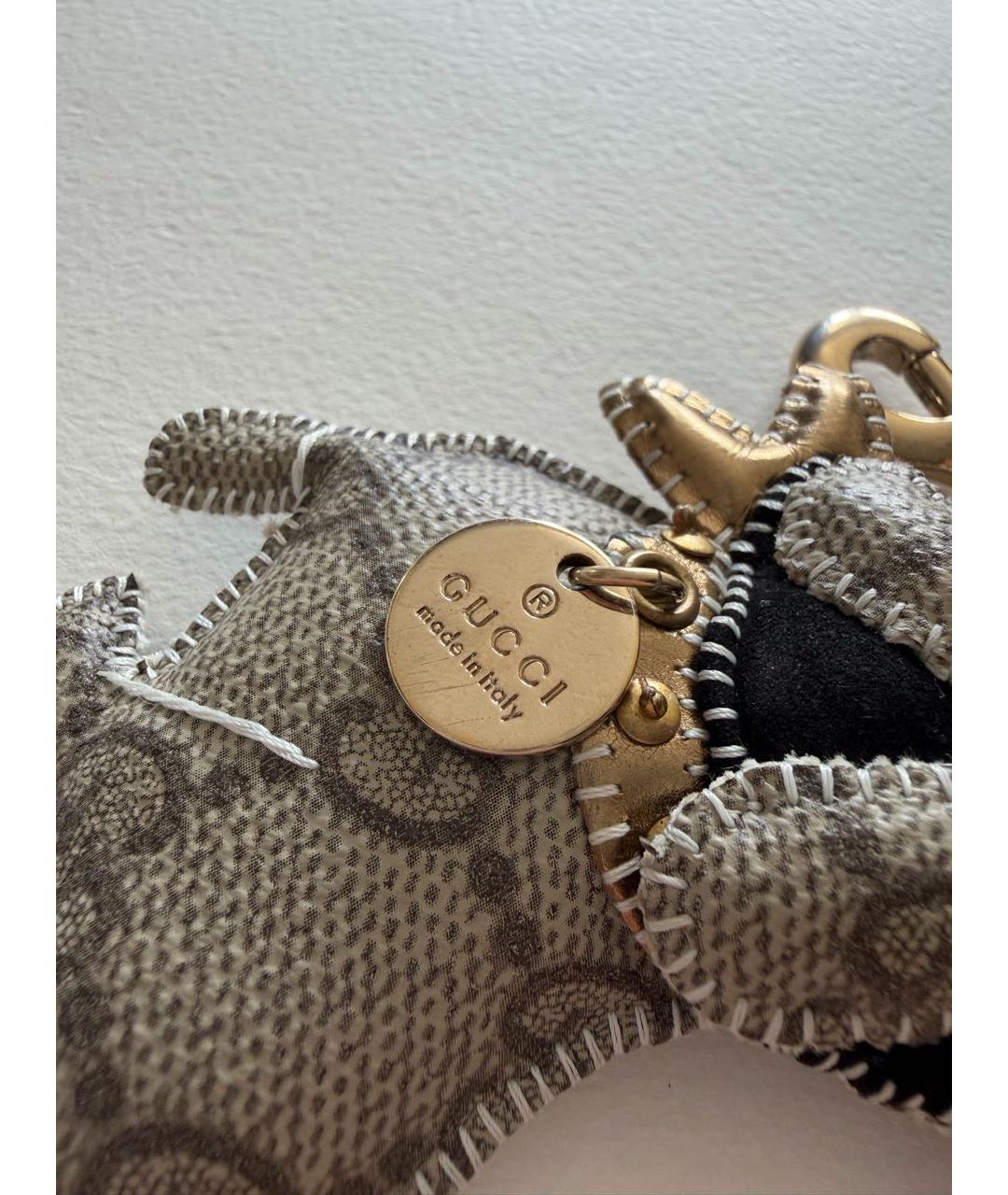 GUCCI Бежевый брелок, фото 7