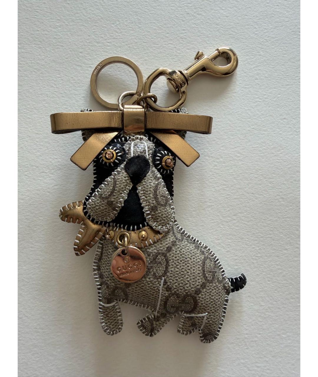 GUCCI Бежевый брелок, фото 9