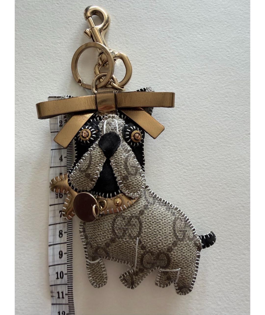 GUCCI Бежевый брелок, фото 5