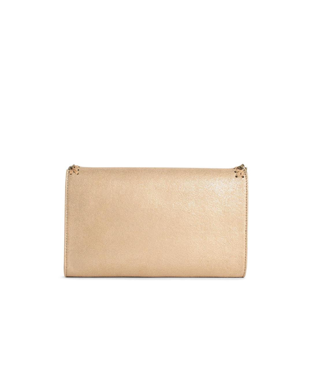 STELLA MCCARTNEY Золотая синтетическая сумка через плечо, фото 3