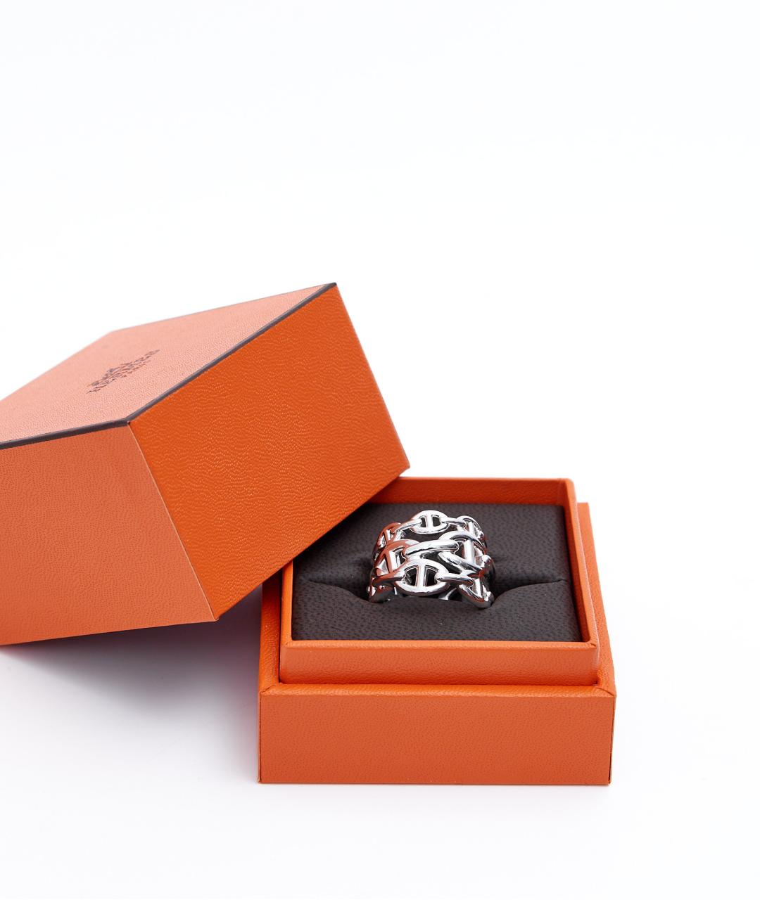 HERMES Серебряное серебряное кольцо, фото 4