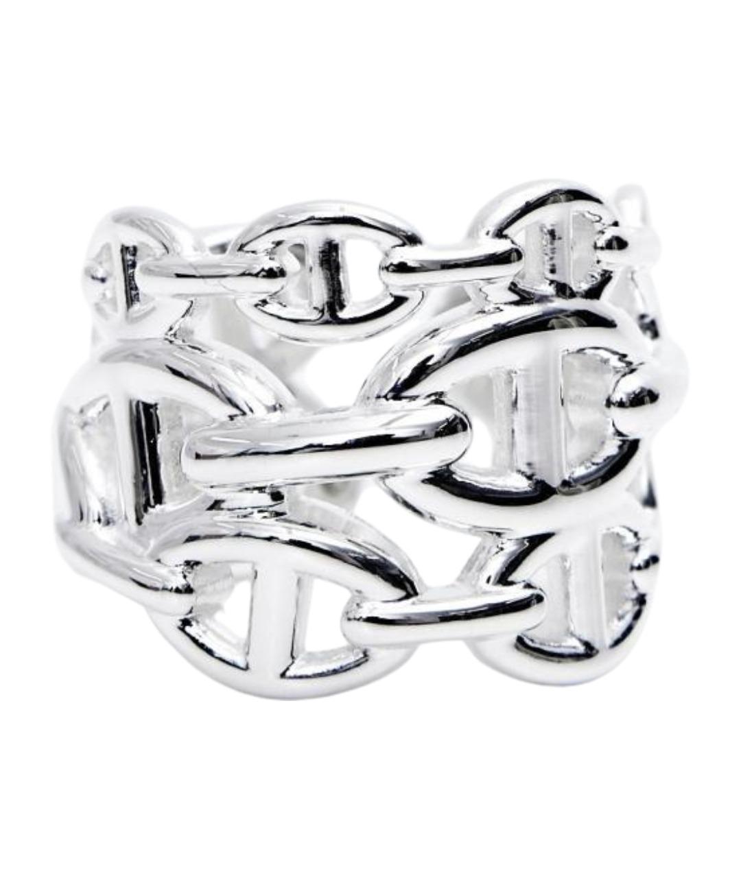 HERMES Серебряное серебряное кольцо, фото 1