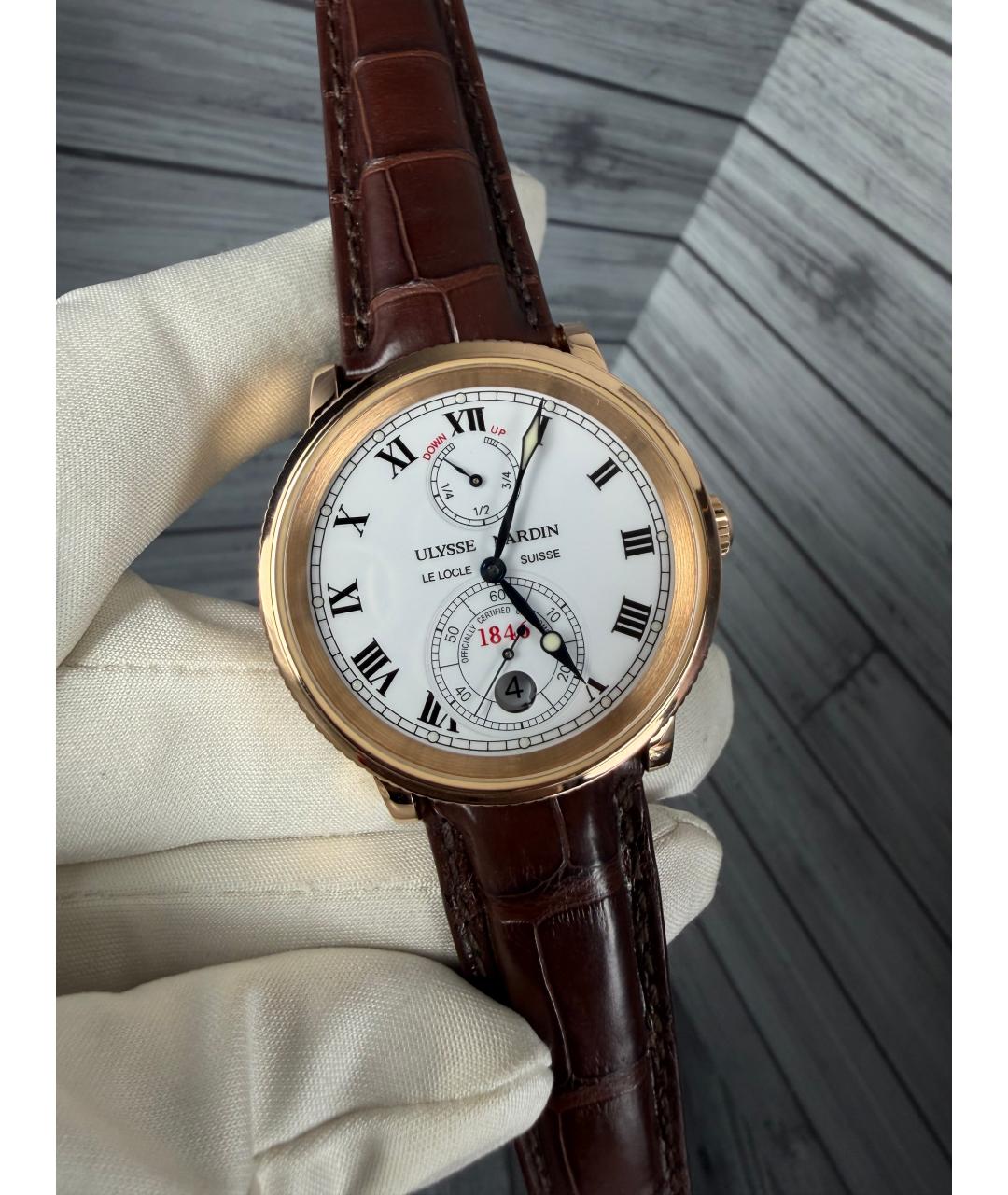 Ulysse Nardin Часы из желтого золота, фото 3