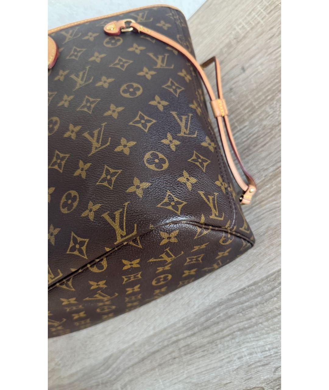 LOUIS VUITTON Коричневая сумка тоут, фото 4