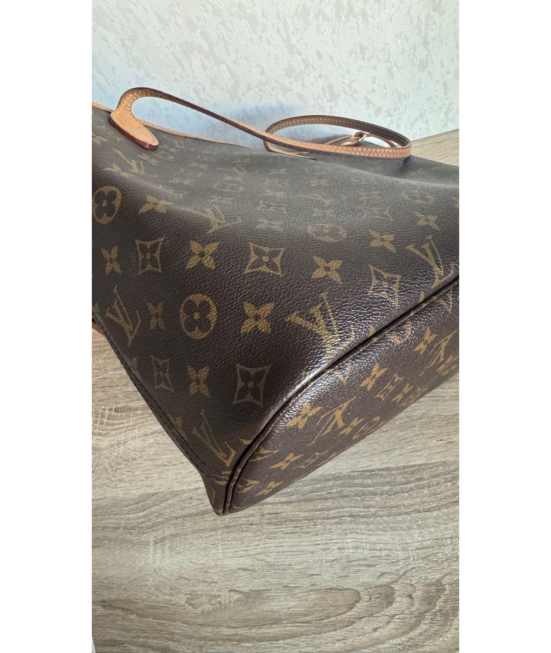 LOUIS VUITTON Коричневая сумка тоут, фото 6