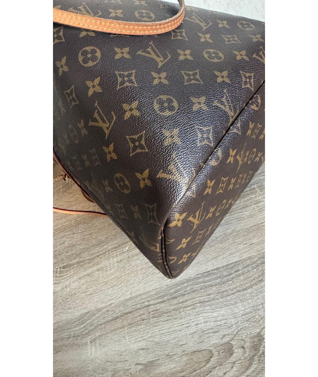 LOUIS VUITTON Коричневая сумка тоут, фото 5