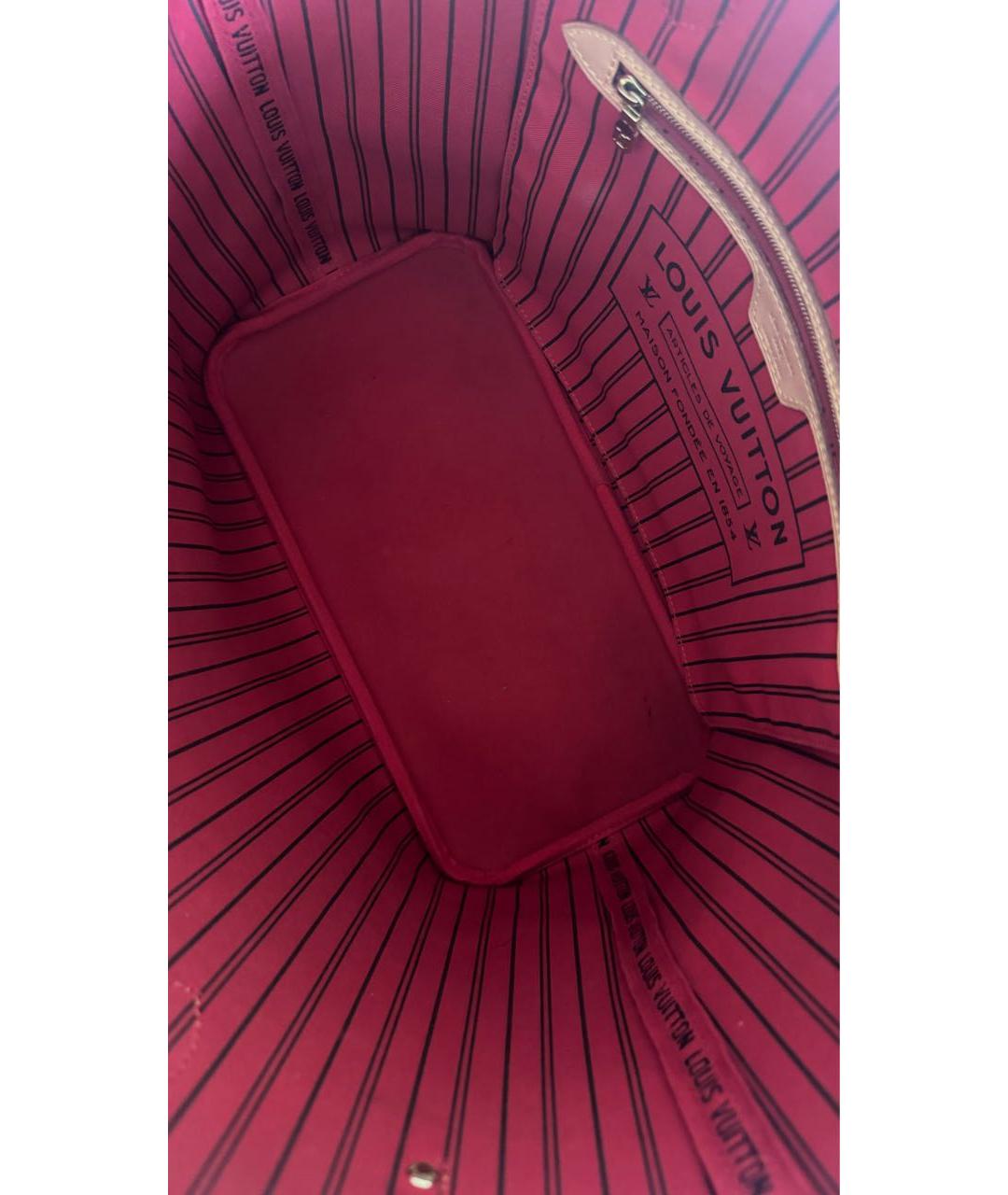 LOUIS VUITTON Коричневая сумка тоут, фото 3