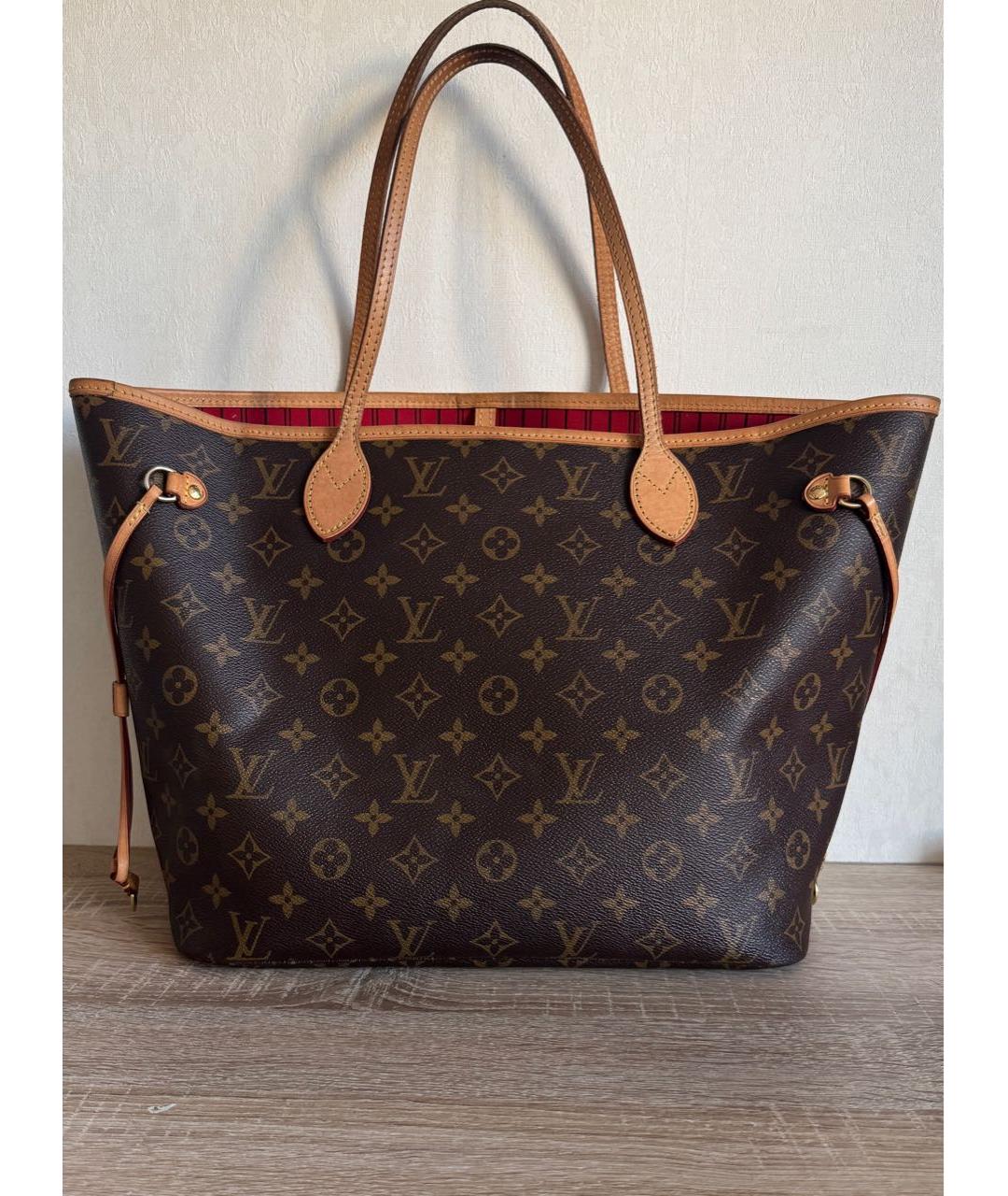 LOUIS VUITTON Коричневая сумка тоут, фото 2